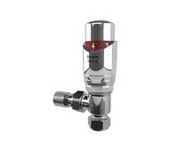 A rayton Straight TRV4 White/Chrome - 15mm