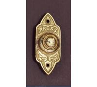 ACL Solid Brass Wired Doorbell - Steampunk Door Bell - Edwardian Victorian Style Door Bell Push Button Bell - (75 mm)