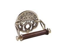 ACL Toilet Roll Holder Wall Mounted - Waterloo Fixture Style Toilet Paper Holder for Bathroom - Solid Brass Novelty Toilet Roll Holder with Included Hardware