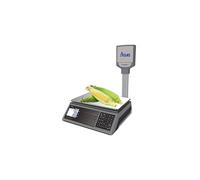 ACLAS Price Scale with Pole 30kg 2g Industrial Weighing Scale - Digital Retail Price Calculating Scale w/ LCD Dual Screen Displays for Food,
