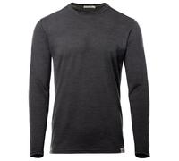 Aclima - Lightwool 180 Crewneck - Merino shirt size L, grey/black