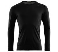 Aclima - Lightwool Undershirt Long - Merino base layer size S, black
