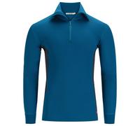 Aclima - Warmwool Polo - Merino jumper size L, blue