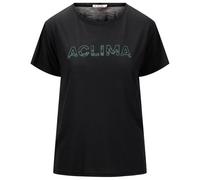 Aclima - Women's Lightwool Tee Logo - Merino shirt size S, black