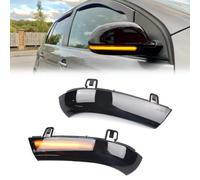 ACLONG LED Dynamic Turn Signal Light Wing Mirror Turn Signal Light Fit for VW GOLF 5 MK5 for Passat B5.5 B6 Mirror Indicator Light, Yellow Light 1 Pair