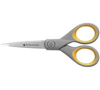 Acme 13525 5-Inch Titanium Straight Scissors , Grey/Yellow