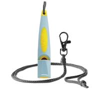 ACME - 210.5 Alpha Dog Whistle - Baby Blue/Yellow - Patented Sound Chambers with Controlled Sound Performance, Comfort Grip Design Dog Accessories, Training & Behaviour Aids for Dogs