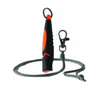 ACME 210.5 Alpha Dog Whistle - Black/DG Orange - With Lanyard | 6200Hz Gundog & Spaniel Whistle, Reliable Recall, Flushing & Obedience Training, UK Made
