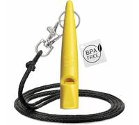 ACME - 210.5 Classic Dog Whistle with Lanyard - Yellow- Patented Sound Chambers with Controlled Sound Performance, Comfort Grip Design Dog Accessories, Training & Behaviour Aids for Dogs