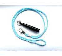 ACME 210.5 Dog Whistle - Black with contrasting blue lanyard