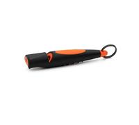 ACME 211.5 Alpha professional quality dog training whistle. High Pitch. Single Note. Weather-proof. With New Comfort Grip. Made and designed in the UK (Black on Day Glow Orange)