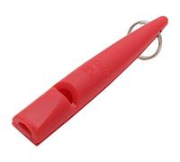 ACME 211.5 dog training whistle. Medium high single note. Preferred by larger dog breeds. BPA free plastic. Good distance whistle. Genuine made in England (Carmine Red)