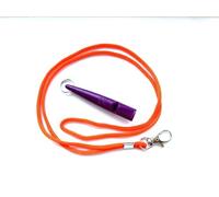 Acme 211.5 Dog Whistle - Purple with orange lanyard