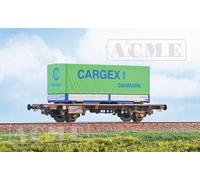 Acme 40514 HO 1:87 Analog DC Brown DSB Goods Wagon Mobile Frame