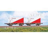 ACME 45098 Set Of 2 DSB Mobile Refrigerator Crates Brown H0 1:87 DC