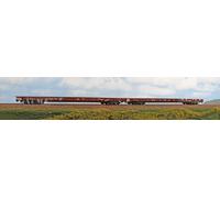 ACME 45162 Rolling Road Set DB-AG Two Ultra-Low Wagons Saadkms HO 1:87