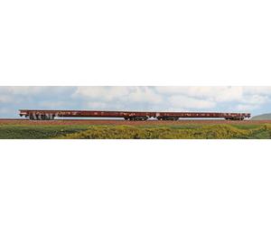 ACME 45162 Rolling Road Set DB-AG Two Ultra-Low Wagons Saadkms HO 1:87