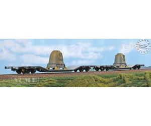 Acme 45191 - H0 1:87 - Set Of 2 Freight Cars Uai Fs With Load Of Silos From Epoc