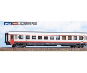 Acme 50605 Type Z 2nd Class 'Frecciabianca', White Red Bands Dark Gray Frame