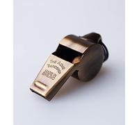 ACME - Thunderer 60.5 Whistle, Antique Brass - For Various Uses - Solid Brass Pea Whistle - High Pitch Compact Design - Comes in Presentation Box - Self Defence, Sports and Outdoors Whistle