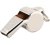 ACME 60.5 Thunderer Whistle Brass Nickel Plated - High-Volume Authority Whistle for PE Teachers, Sports Coaches & Outdoor Use, Brass Nickel Plated, UK Made Since 1884