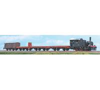 Acme 70043 Set Train Goods, Gr 851 +3 Wagons P IN 2 Axles + Luggage DM 98