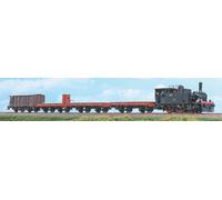 Acme 70043 Set Train Goods, Gr 851 +3 Wagons P IN 2 Axles + Luggage DM 98