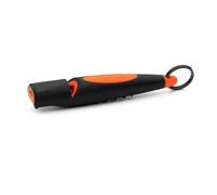 ACME 211.5 Alpha professional quality dog training whistle. High Pitch. Single Note. Weather-proof. With New Comfort Grip. Made and designed in the UK (Black on Day Glow Orange)