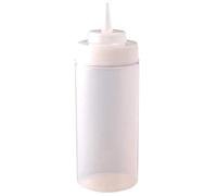 Acme Clear Wide Neck Squeeze Sauce Bottle 32oz Food Ketchup Mustard Dispenser