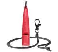 ACME Dog Whistle No. 210.5 (Update 2023) with Free Whistle Band in Matte Black, Alpha, Ideal for Callback, Long Range, Frequency Standardised (Carmine Red)