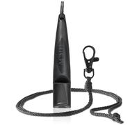 ACME Dog Whistle No. 210.5 (Update 2023) with Free Whistle Band in Matte Black | Alpha | Ideal for Recall | Long Range | Frequency Standardised (Black)
