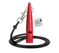 ACME Dog Whistle No. 210.5 + Whistle Band Included, Original from England, Ideal for Dog Training, Robust Material, Standard Frequency is Loud and Wide-Reaching (Carmine Red)