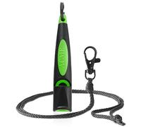 ACME Dog Whistle No. 211.5 (Update 2023) with Free Whistle Band in Matte Black, Alpha, Ideal for Callback, Long Range, Frequency Standardised (Black/DG Green)