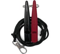 ACME Dog Whistle No. 211.5 with Whistle Band | Double Pack | 2 Whistles Including 2 Bands | Ideal for Recall - Loud and Far-reaching (Black + Fuchsia)
