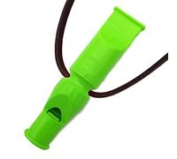 ACME Double Tone Whistle No. 640 with Free Leather Whistle Band (90 mm, No. 640), DG Green