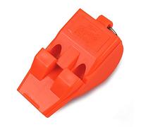 Genuine ACME professional quality BPA free plastic No. T2000 tornado airfast whistle. Large sized. Loud. Ultra-high pitch. 125 dBA. Designed and made in The UK (Day Glow Orange)