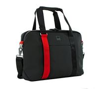 Acme Made AM20111-HT North Point Attache Bag - Black/Tangerine