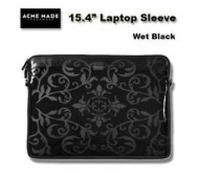 Acme Made Smart Sleeve 15" Apple Mac Book Pro Case Wet Black Antik