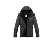 Acme Projects Men's Waterproof Breathable Ski Snow Jacket Fleece Lined Winter Warm Coat with Detachable Hood 6000mm/3000gm (UK, Alpha, S, Regular, Regular)