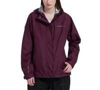 Acme Projects Rain Jacket 100% Waterproof, Breathable, Taped Seam, 10000mm/3000gm, YKK Zippers (Women's, 44, Burgundy)