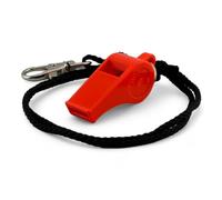 ACME Thunderer No. 660 Whistle with Whistle Band - Referee Whistle with Loud Sound | Ideal for Sports, Referees and Training (Orange)