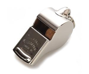 ACME Titanic brass thunderer whistle - Nickel plated
