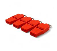 ACME Tornado Slimline No. 636 | Signal Whistles - Extremely Loud Shrill Whistles, Solas & Mountain Rescue Approved (Pack of 4)