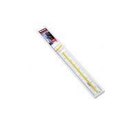 Acme United Highlighting Data Beveled Plastic Ruler 15 Clear/Yellow Panel