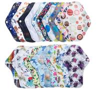 ACMEDE Menstrual Cloth, Soft Super Absorbent Women's Towels Pads for Hygiene Time Panty Liner, Washable, Reusable, Absorbent, Physiological Diaper, Random Color