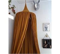 ACMEDE Mosquito Net Vintage Bed Canopy Round Dome Kids Playing Tent Bed And Bedroom Decoration Insect Net Protection (Height:224cm)