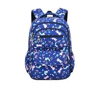ACMEDE School Bag Girls Backpack Pink School Bag Girls 1st 3rd Class Children Ergonomic School Backpack Unicorns Children's Backpack 3rd to 5th Class Casual Satchel for School Travel, blue, 27*18*41cm