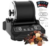 Acmeenjoy Rock Tumbler Kit Barrel Stone Polishing Machine with 9-Speed Motor & 9-Day Timer, Rock Polisher Machine for Kids & Adults, Includes Gemstones, Grits and DIY Tools