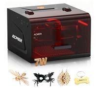 ACMER Laser Engraver Machine, K1 Desktop 7W Compact Laser Engraving Machine, 150×150mm Work Area, 0.08mm Fine Engraving Spot,Class 1 Laser Cutter for Wood, Plywood, Acrylic,DIY Crafts & Small Business