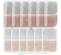 Acmerota 12 Pack Dual Action Air Purifier Pads compatiable for Catit AiRSiFT for Jumbo for Regular for Smartsift Cat Litter Box Absorbing and Freshening Litter Box Odors Keep Room Air Fresh